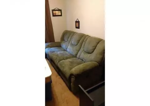 Power Couch and Recliner